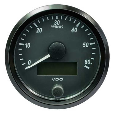 VDO SingleViu Tachometer 6000RPM